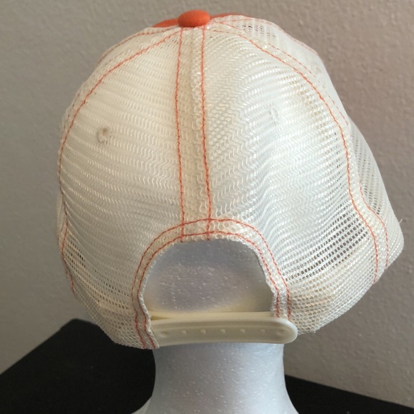 Telluride Brewing Co Snapback Hat/Baseball Cap White Mesh Orange Trucker Beer - Picture 2 of 2